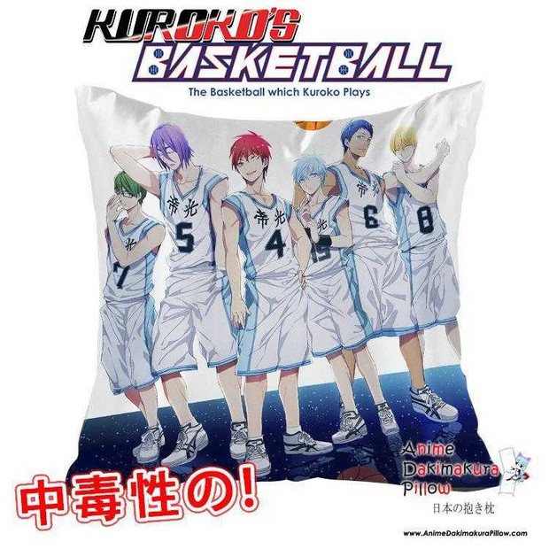 New Kuroko no Basket 40x40cm Square Anime Dakimakura Waifu Throw Pillow Cover GZFONG62 Anime Dakimakura Pillow Shop