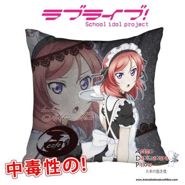 New Maki Nishikino - Love Live 40x40cm Square Anime Dakimakura Waifu Throw Pillow Cover GZFONG135 Anime Dakimakura Pillow Shop