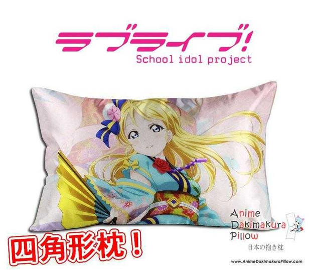 New Ayase Eli - Love Live Anime Waifu Dakimakura Rectangle 40x70cm Pillow Cover GZFONG-48 Anime Dakimakura Pillow Shop