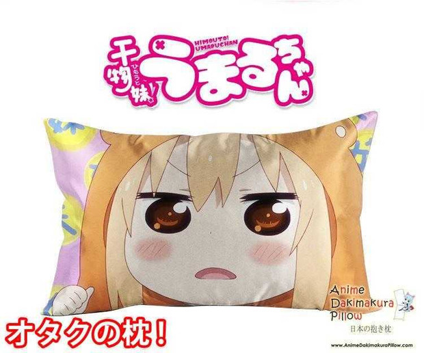 New Umaru Doma - Himouto Umaru-chan Anime Waifu Dakimakura Rectangle 40x70cm Pillow Cover GZFONG-51 Anime Dakimakura Pillow Shop