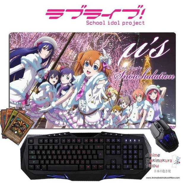 New Love Live Anime Gaming Mouse Pad Deluxe Multipurpose Playmat GZFONG-P12 Anime Dakimakura Pillow Shop