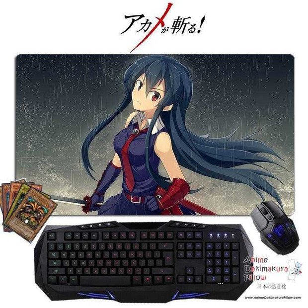New Akame - Akame ga Kill Anime Gaming Mouse Pad Deluxe Multipurpose Playmat GZFONG-P15 Anime Dakimakura Pillow Shop
