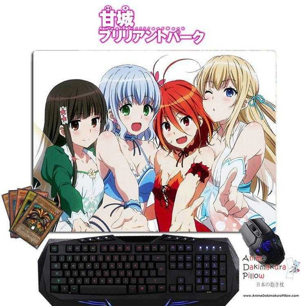 New Amagi Brilliant Park Anime Gaming Mouse Pad Deluxe Multipurpose Playmat GZFONG-P16 Anime Dakimakura Pillow Shop