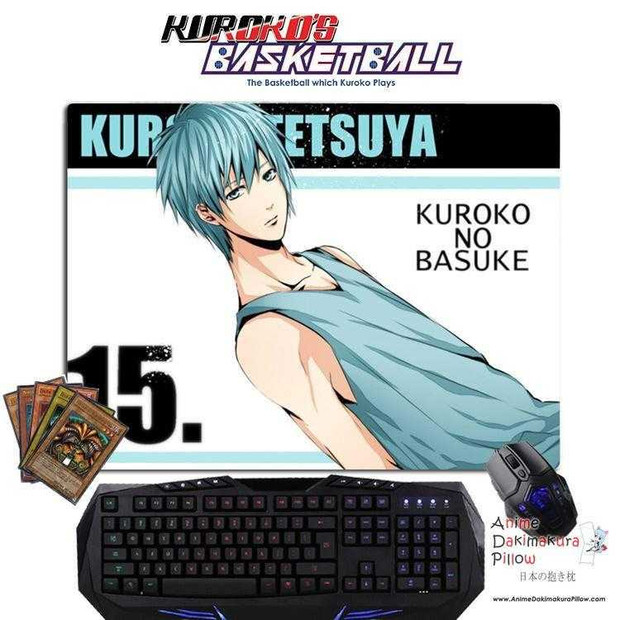 New Kuroko Tetsuya - Kuroko no Basket Anime Gaming Mouse Pad Deluxe Multipurpose Playmat GZFONG-P20 Anime Dakimakura Pillow Shop