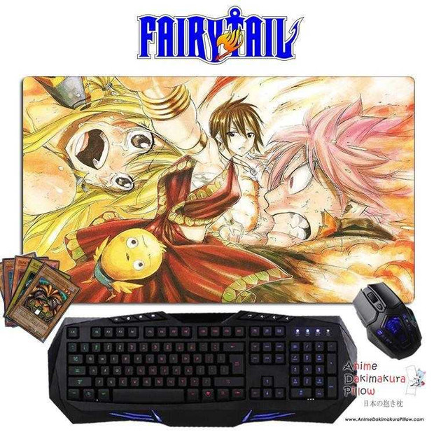 New Fairy Tail Anime Gaming Mouse Pad Deluxe Multipurpose Playmat GZFONG-P45 Anime Dakimakura Pillow Shop