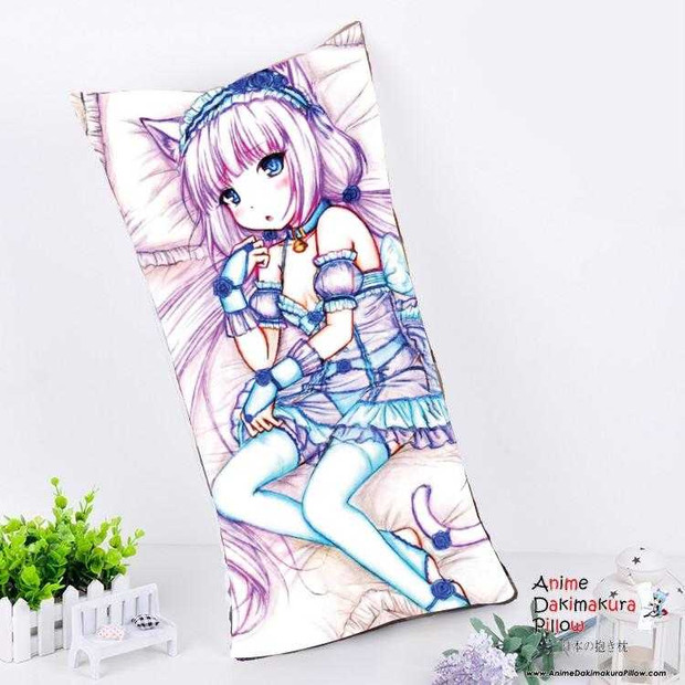 New Nekopara Vanilla Anime Dakimakura Rectangle Pillow Cover Custom Designer Seira Hirano ADC54 Anime Dakimakura Pillow Shop