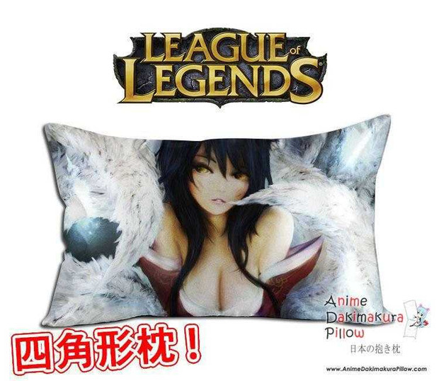New Ahri - League of Legends Anime Waifu Dakimakura Rectangle 40x70cm Pillow Cover GZFONG-50 Anime Dakimakura Pillow Shop