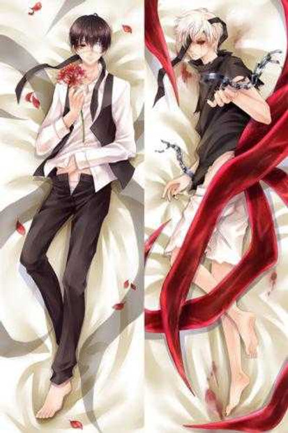 New Tokyo Ghoul Ken Kaneki Male Anime Dakimakura Japanese Pillow Cover MGF-1 Anime Dakimakura Pillow Shop