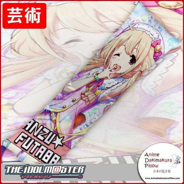 New Anzu Futaba - The Idolmaster Anime Dakimakura Japanese Hugging Body Pillow Cover GZFONG217 Anime Dakimakura Pillow Shop