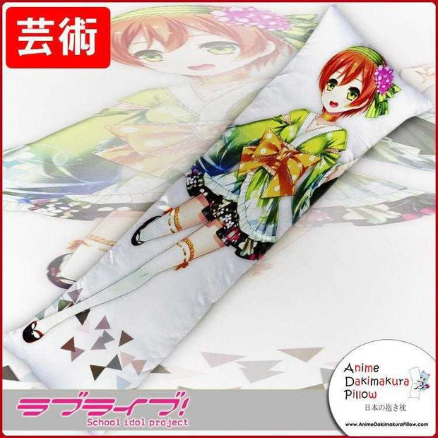 New Rin Hoshizora - Love Live Anime Dakimakura Japanese Hugging Body Pillow Cover GZFONG266 Anime Dakimakura Pillow Shop