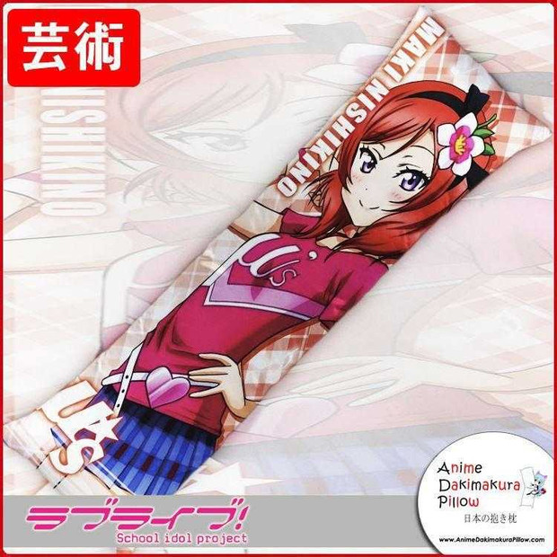 New Maki Nishikino - Love Live Anime Dakimakura Japanese Hugging Body Pillow Cover GZFONG274 Anime Dakimakura Pillow Shop