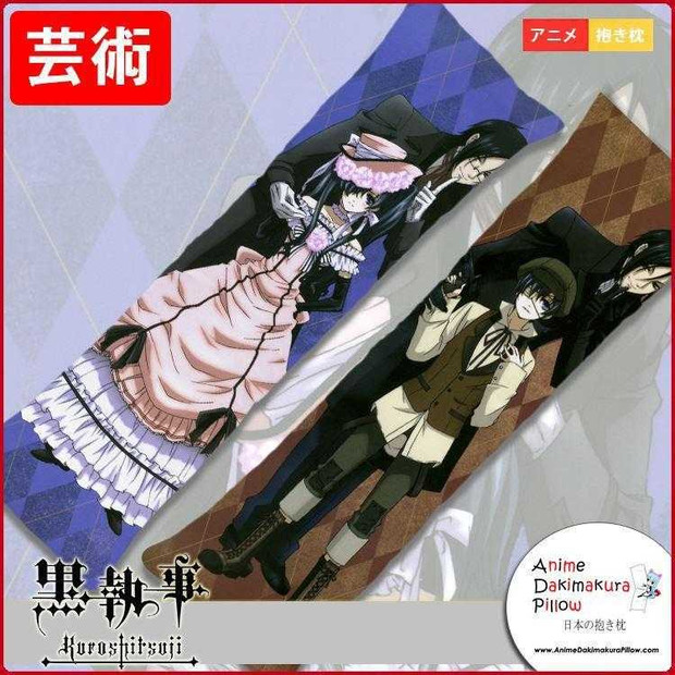 New Kuroshitsuji Anime Dakimakura Japanese Hugging Body Pillow Cover GZFONG171 Anime Dakimakura Pillow Shop
