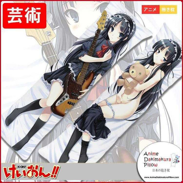 New Mio Akiyama - K-On! Anime Dakimakura Japanese Hugging Body Pillow Cover GZFONG199 Anime Dakimakura Pillow Shop