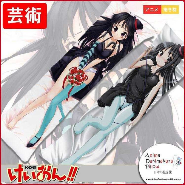 New Mio Akiyama - K-On! Anime Dakimakura Japanese Hugging Body Pillow Cover GZFONG267 Anime Dakimakura Pillow Shop