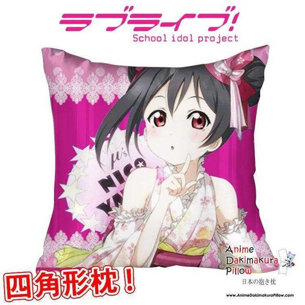 New Nico Yazawa - Love Live Anime Dakimakura Square Pillow Cover GZFONG304 Anime Dakimakura Pillow Shop