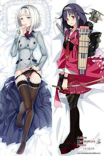 New Shimoneta  and Kantai Collection Anime Dakimakura Japanese Hugging Body Pillow Cover 1+2 - bnd-03+04 Anime Dakimakura Pillow Shop