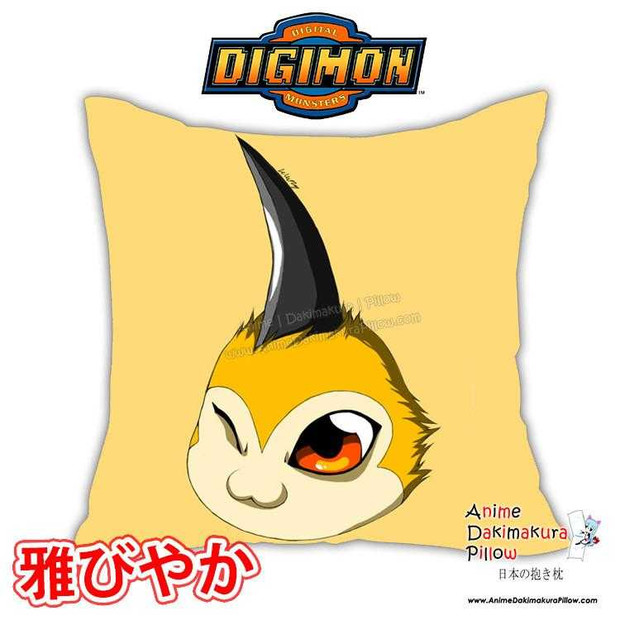 New Tsunomon - Digimon Anime Dakimakura Square Pillow Cover Custom Designer OraSora ADC154 Anime Dakimakura Pillow Shop
