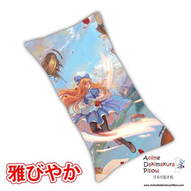 New Alice in Wonderland Anime Dakimakura Rectangle Pillow Cover Custom Designer Rokudo-Aurora ADC130 Anime Dakimakura Pillow Shop
