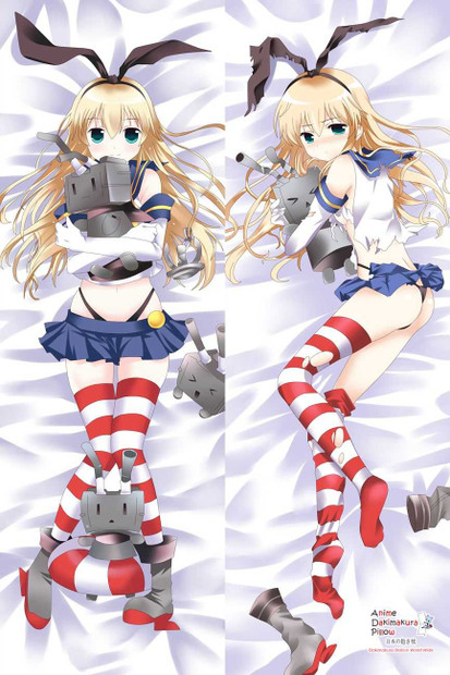 New Shimakaze - Kantai Collection Anime Dakimakura Japanese Hugging Body Pillow Cover MGF-510030 Anime Dakimakura Pillow Shop