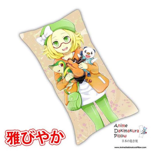 New Bianca Pokemon Anime Dakimakura Rectangle Pillow Cover Custom Designer TakaiSeika ADC192 Anime Dakimakura Pillow Shop
