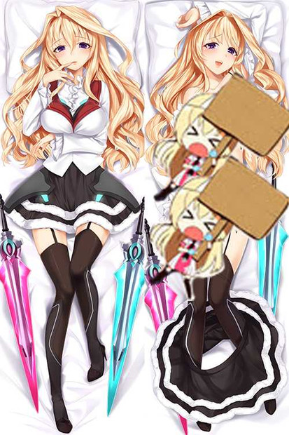 New Claudia Enfield - The Asterisk War Anime Dakimakura Japanese Hugging Body Pillow Cover H3070 Anime Dakimakura Pillow Shop