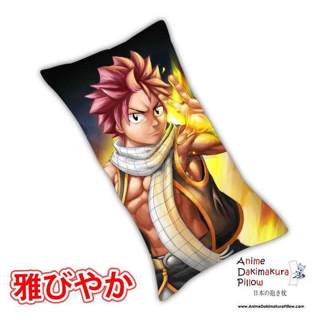New Natsu - Fairy Tail Anime Dakimakura Rectangle Pillow Cover Custom Designer GenghisKwan ADC269 Anime Dakimakura Pillow Shop