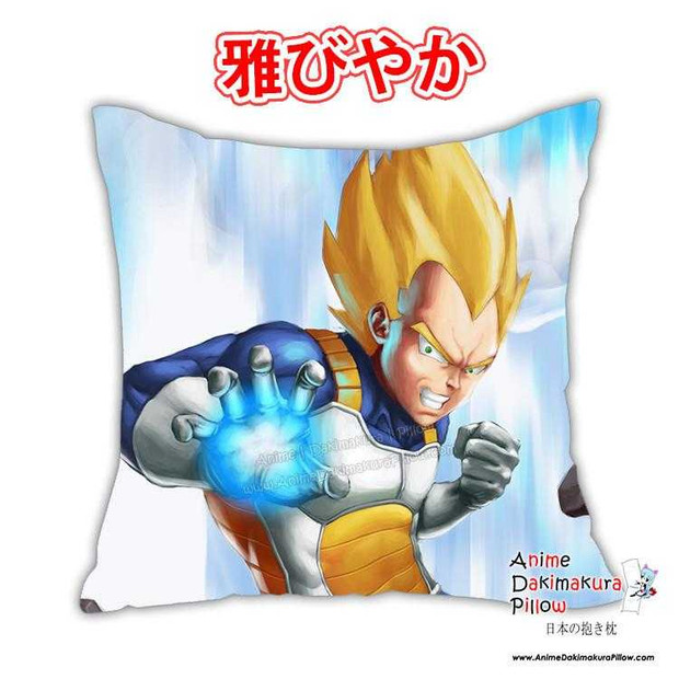 New Vegeta - Dragon Ball Z Anime Dakimakura Square Pillow Cover Custom Designer GenghisKwan ADC267 Anime Dakimakura Pillow Shop