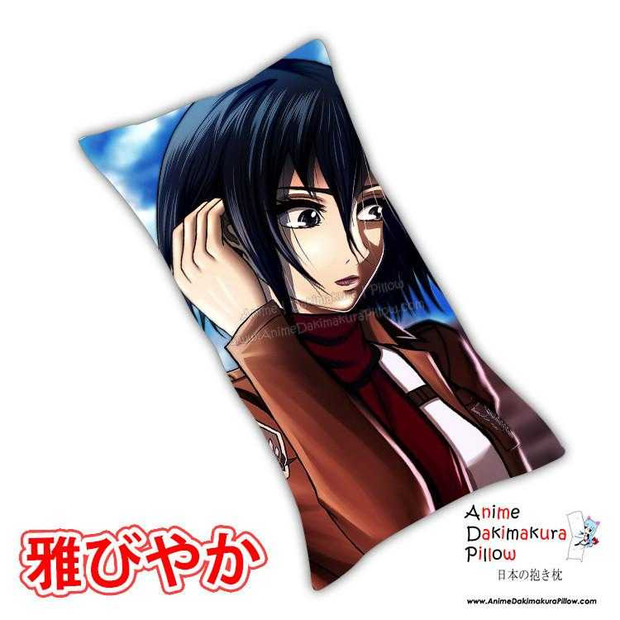 New Mikasa Ackerman - Attack on Titan Anime Dakimakura Japanese Pillow Cover Custom Designer YukiRichan ADC328 Anime Dakimakura Pillow Shop