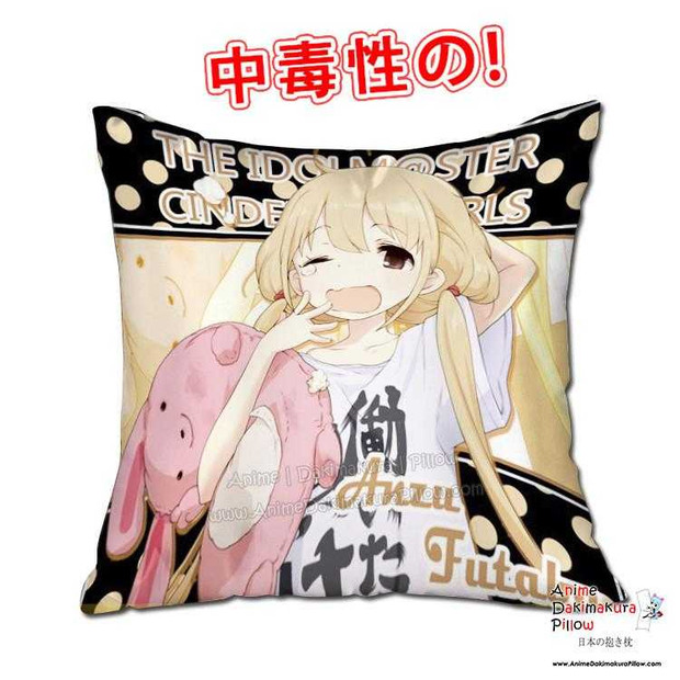 New Anzu Futaba - The Idolmaster 40x40cm Square Anime Dakimakura Throw Pillow Cover GZFONG444 Anime Dakimakura Pillow Shop