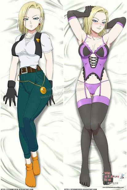 New Android 18 - Dragon Ball Z Anime Dakimakura Japanese Pillow Custom Designer StormFedeR ADC347 Anime Dakimakura Pillow Shop