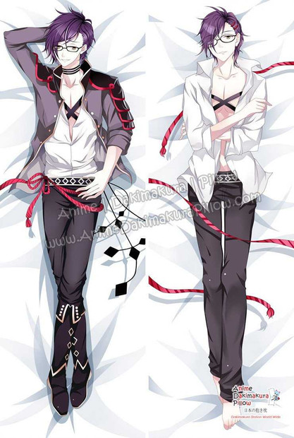 New Akashi Kuniyuki - Touken Ranbu Male Anime Dakimakura Japanese Hugging Body Pillow Cover ADP-512089 Anime Dakimakura Pillow Shop