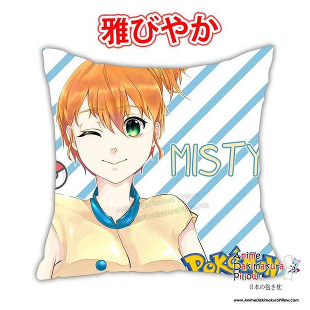 New Misty - Pokemon Anime Dakimakura Japanese Square Pillow Cover Custom Designer Amulet96 ADC470 Anime Dakimakura Pillow Shop