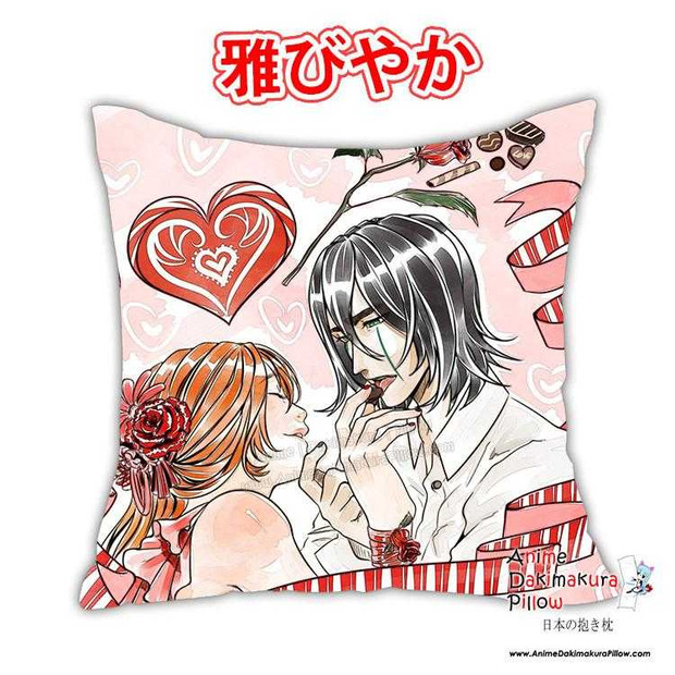 New Ulquiorra x Orihime - Bleach Anime Dakimakura Japanese Square Pillow Cover Custom Designer ElyonBlackStar ADC478 Anime Dakimakura Pillow Shop