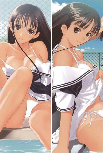 New Sora No Iro Mizu No Color of the Sky Color of the Water Anime Dakimakura Japanese Pillow Cover TT43 Anime Dakimakura Pillow Shop