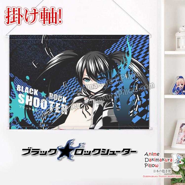 New Black Rock Shooter - Huke Japanese Anime Wall Scroll Poster and Banner H0347 Anime Dakimakura Pillow Shop