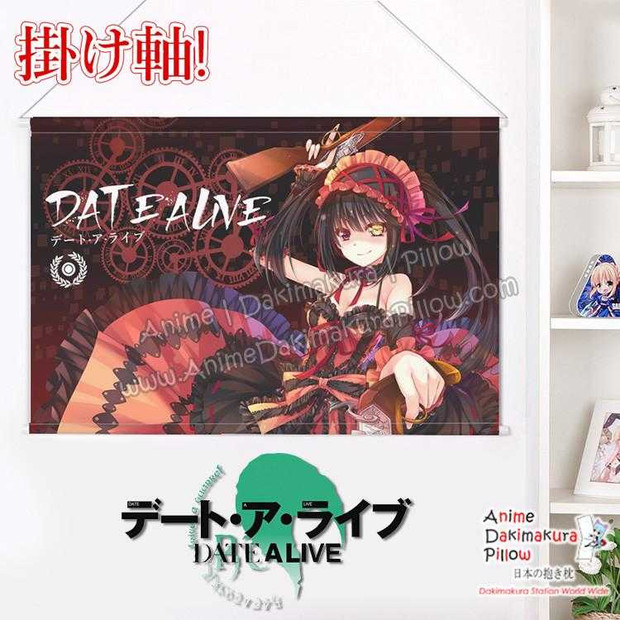 New Date Alive - Kurumi Tokisaki Japanese Anime Wall Scroll Poster and Banner H0349 Anime Dakimakura Pillow Shop