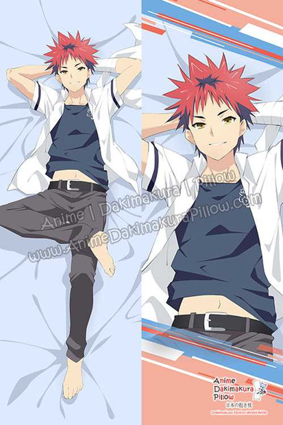 New S?ma Yukihira - Food Wars! Shokugeki no Soma Male Anime Dakimakura Japanese Hugging Body Pillow Cover H3215 Anime Dakimakura Pillow Shop
