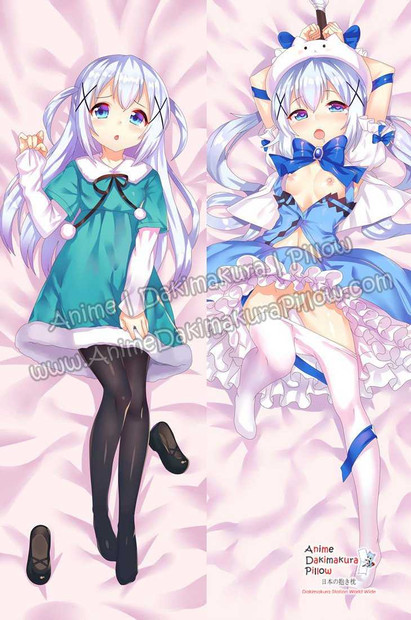 New Chino Kafu - Is the Order - Rabbit Anime Dakimakura Japanese Hugging Body Pillow Cover ADP-66032 Anime Dakimakura Pillow Shop