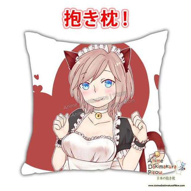New Valentine Neko Anime Dakimakura Square Pillow Cover Custom Designer Yamazaki Shyn ADC733 Anime Dakimakura Pillow Shop