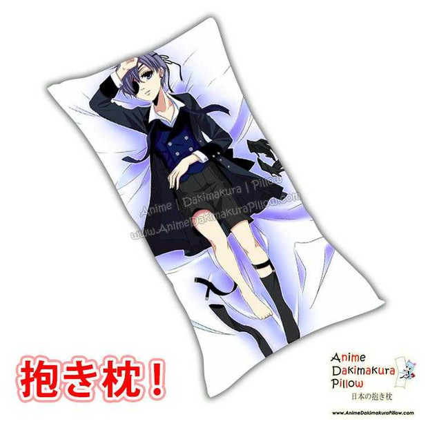 New Ciel Phantomhive - Kuroshitsuji Black Butler Male Anime Dakimakura Rectangle Pillow Cover Custom Designer Hikaruko ADC757 Anime Dakimakura Pillow Shop