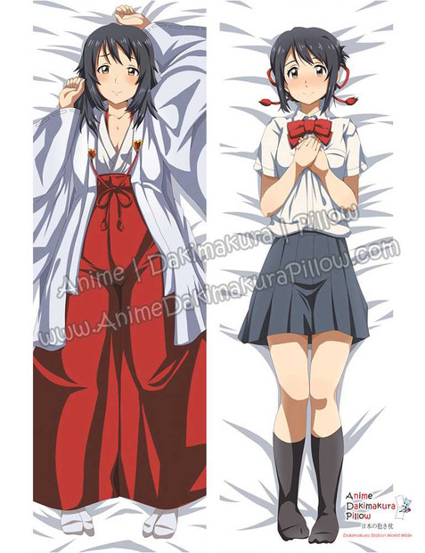 New Mitsuha Miyamizu - Your Name Anime Dakimakura Japanese Hugging Body Pillow Cover ADP-610072 Anime Dakimakura Pillow Shop