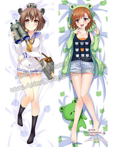 New Yukikaze - Kantai Collection and Misaka Mikoto - Toaru Majutsu no Index Anime Dakimakura Japanese Hugging Body Pillow Cover ADP612017 ADP612021 Anime Dakimakura Pillow Shop