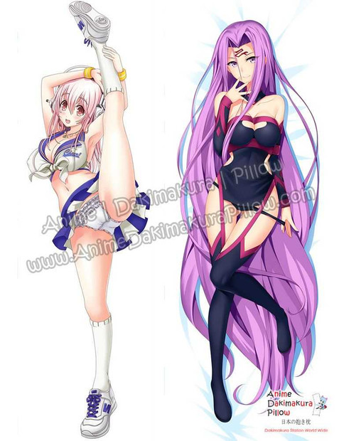 New Super Sonico and Medusa - Fate Stay Night Anime Dakimakura Japanese Hugging Body Pillow Cover ADP-16308 ADP-612084 Anime Dakimakura Pillow Shop