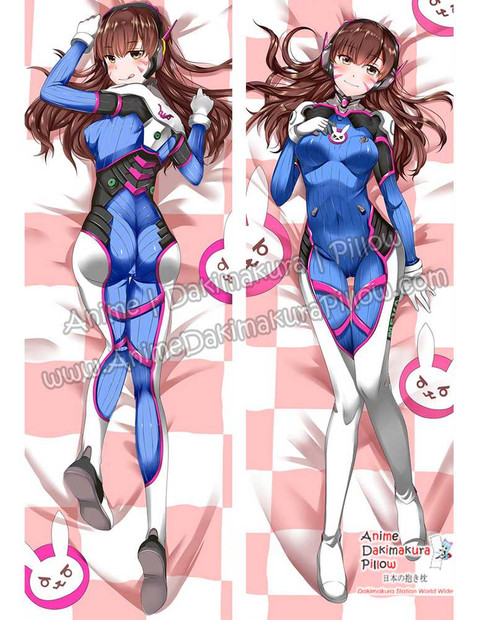 New D.Va - Overwatch Anime Dakimakura Japanese Hugging Body Pillow Cover ADP73017 Anime Dakimakura Pillow Shop