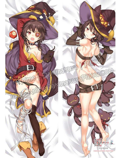 New Megumin - Konosuba Anime Dakimakura Japanese Hugging Body Pillow Cover ADP73071 Anime Dakimakura Pillow Shop