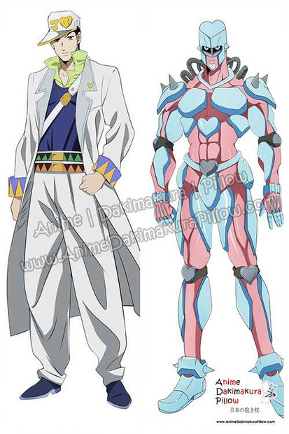 New JoJo's Bizarre Adventure Male Jotaro Kujo Anime Dakimakura Japanese Hugging Body Pillow Cover ADP78036 Anime Dakimakura Pillow Shop