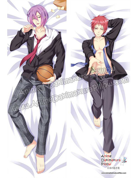 New Atsushi Murasakibara and Seijuro Akashi - Kuroko no Basket Male Anime Dakimakura Japanese Hugging Body Pillow Cover ADP79024 Anime Dakimakura Pillow Shop
