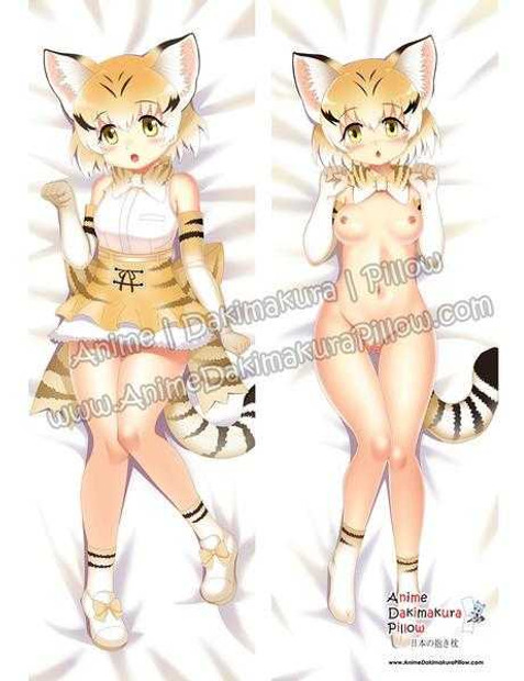 New Serval - Kemono Friends Anime Dakimakura Japanese Hugging Body Pillow Cover ADP79089 Anime Dakimakura Pillow Shop