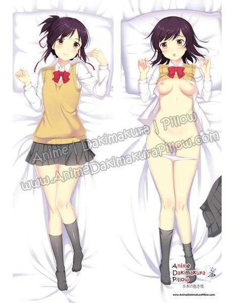 New Mitsuha Miyamizu - Kimi no Na wa Anime Dakimakura Japanese Hugging Body Pillow Cover ADP79096 Anime Dakimakura Pillow Shop