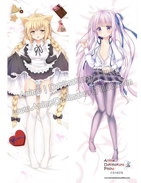 New Yuzu - Konohana Kitan and Gotou Jun -Tenshi no 3P! Anime Dakimakura Japanese Hugging Body Pillow Cover ADP17105-B ADP710062 Anime Dakimakura Pillow Shop